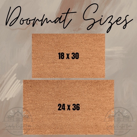 We Will Serve The Lord Doormat - Picture 2 of 2